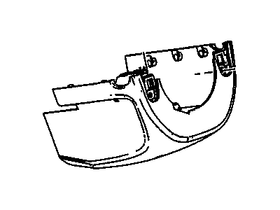 GM 9071887 Cover,Instrument Panel Steering Column Lower Trim