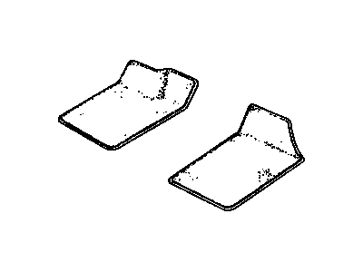 GM 89039803 Mat Pkg,Front Carpet