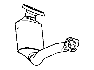 GM 25818505 3-Way Catalytic Convertor (W/ Exhaust Rear Manifold Pipe)