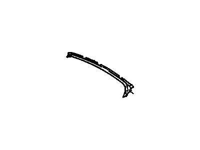 GM 25609447 Molding Assembly, Front Side Door Window Front Garnish