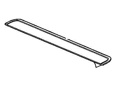 GM 88955175 Plate,Front Side Door Sill Trim *Black