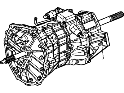 2002 Chevrolet Corvette Transmission Assembly - 12589536