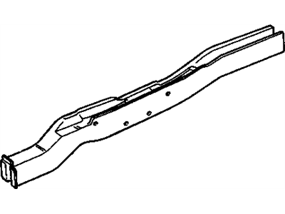 GM 12547889 Rail Assembly,Underbody Front Side, Lh