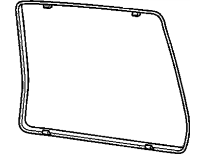 GM 15190218 Window Assembly, Rear Door *Tinted