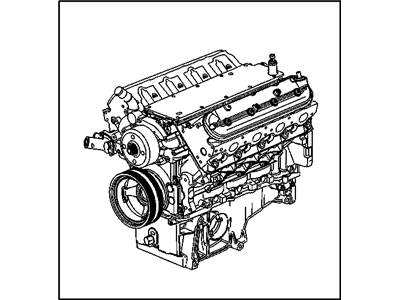 GM 19209701 Reman Engine Asm,Gasoline 6.0L Ls2