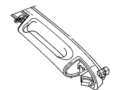 GM 10201818 HANDLE, Rear Quarter and Roof Rail Assist
