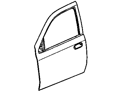 GM 15079576 Panel, Front Side Door Outer *Marked Print