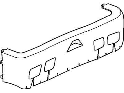 GM 15179684 Cover,Front Bumper Fascia Opening