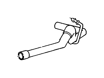 GM 15662029 Exhaust Tail Pipe
