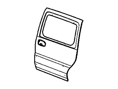GM 15101340 Panel, Rear Side Door Outer