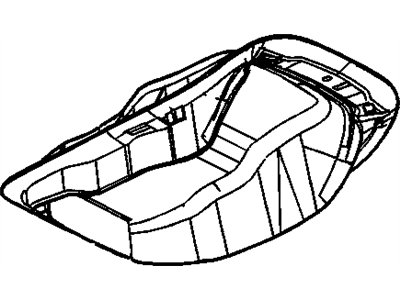 GM 10343287 Plate Assembly, Roof Console Backing