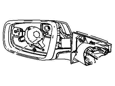 GM 22857980 Mirror Assembly, Outside Rear View