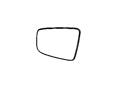 GM 20757732 Mirror, Outside Rear View (Reflector Glass & Backing Plate)