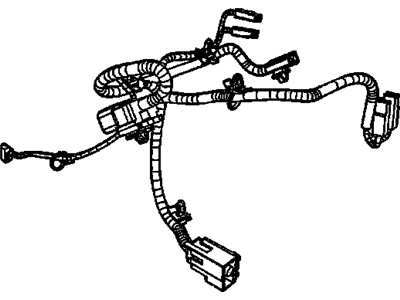 GM 92166350 Harness Assembly, Front Floor Console Wiring