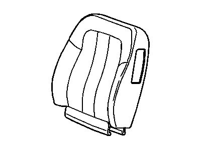GM 88956803 COVER, Front Seat Back and Back of Back