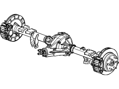GM 15222740 Axle Assembly, Rear (3.73 Ratio)