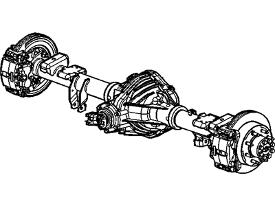 GM 10382452 Axle Assembly, Rear (4.10 Ratio)