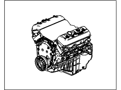 GM 89018142 Engine Asm,Gasoline 4.3L (Lu3)