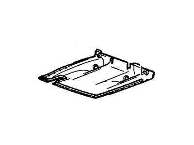 GM 25858769 Cover Assembly, Rear Seat #2 Back Cushion Latch *Cocoa