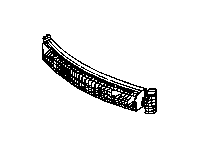 GM 16510386 Absorber, Front Bumper Fascia Energy