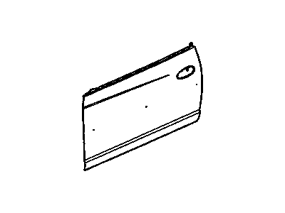 GM 12455079 Panel Asm,Front Side Door Outer (RH) <Use 1C5J 0600A>
