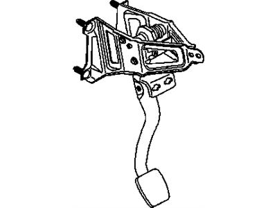 Saturn Brake Pedal - 90576201