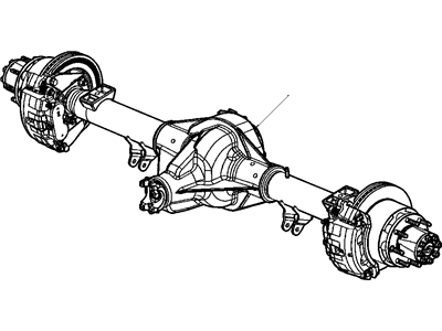 GM 25937414 Axle Assembly, Rear (4.10 Ratio)