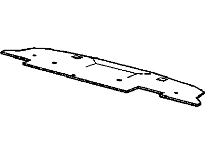 GM 25644101 BARRIER, Luggage Compartment and Rear Seat to Window