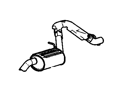 GM 19149459 Exhaust Tail Pipe