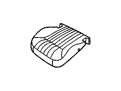 GM 12454355 COVER, Front Seat Cushion