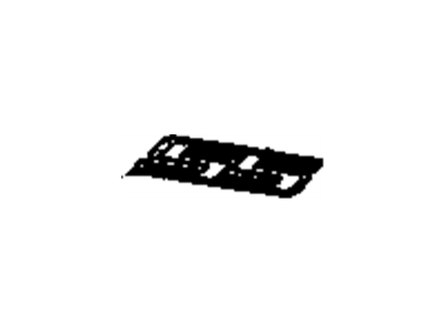 GM 92228474 Plate,Rear Compartment Lid Vehicle Name