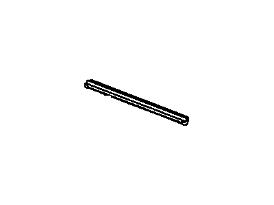 GM 20921214 Sealing Strip Assembly, Front Side Door Window Outer