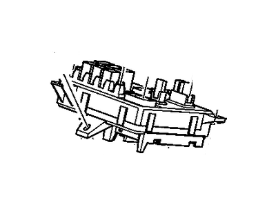 GM 20934005 Block Assembly, Instrument Panel Wiring Harness Junction