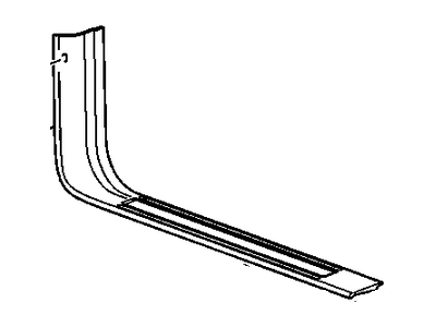 GM 15828433 Plate Assembly, Front Side Door Sill Trim *Gray D