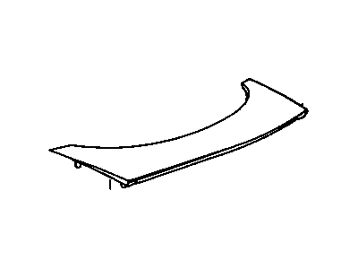 GM 10439239 Spoiler Assembly, Rear End (W/ High Mount Stop Lamp) <Use