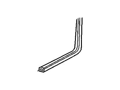 GM 10284314 Weatherstrip Assembly, Front Side Door Lower