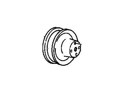 Chevrolet G10 Water Pump Pulley - 12556144