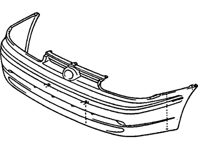 GM 94857148 Front Bumper, Cover
