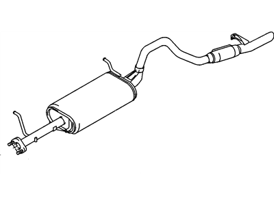 Chevrolet Tracker Exhaust Pipe - 91175657