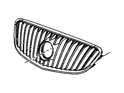 GM 22863374 Grille,Front Outer