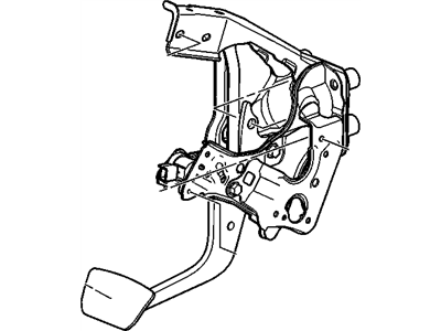 Saturn Brake Pedal - 23484091
