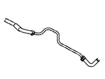 2006 Cadillac STS Power Steering Hose - 10376949