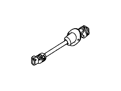 GM 19256702 Steering Gear Coupling Shaft Assembly