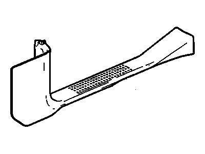 GM 25763890 Plate,Front Side Door Sill Trim