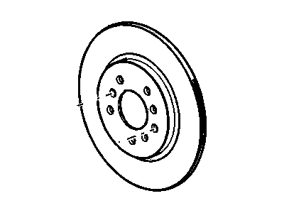 Saturn Brake Disc - 88964180