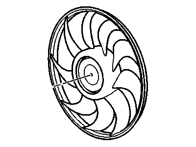 Saturn A/C Condenser Fan - 15849644