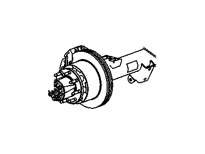 GM 25745125 Guide, Parking Brake Rear Cable