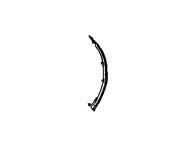 GM 25628636 Weatherstrip Assembly, Front Side Door Front Auxiliary