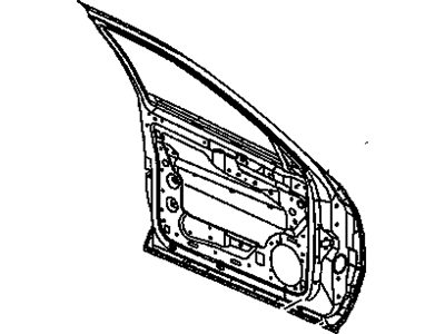 GM 25956528 Door Assembly, Front Side (Rh)