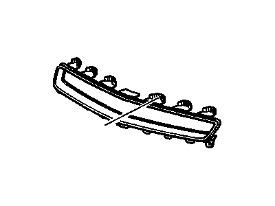 GM 15823701 Grille,Front Center